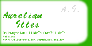 aurelian illes business card